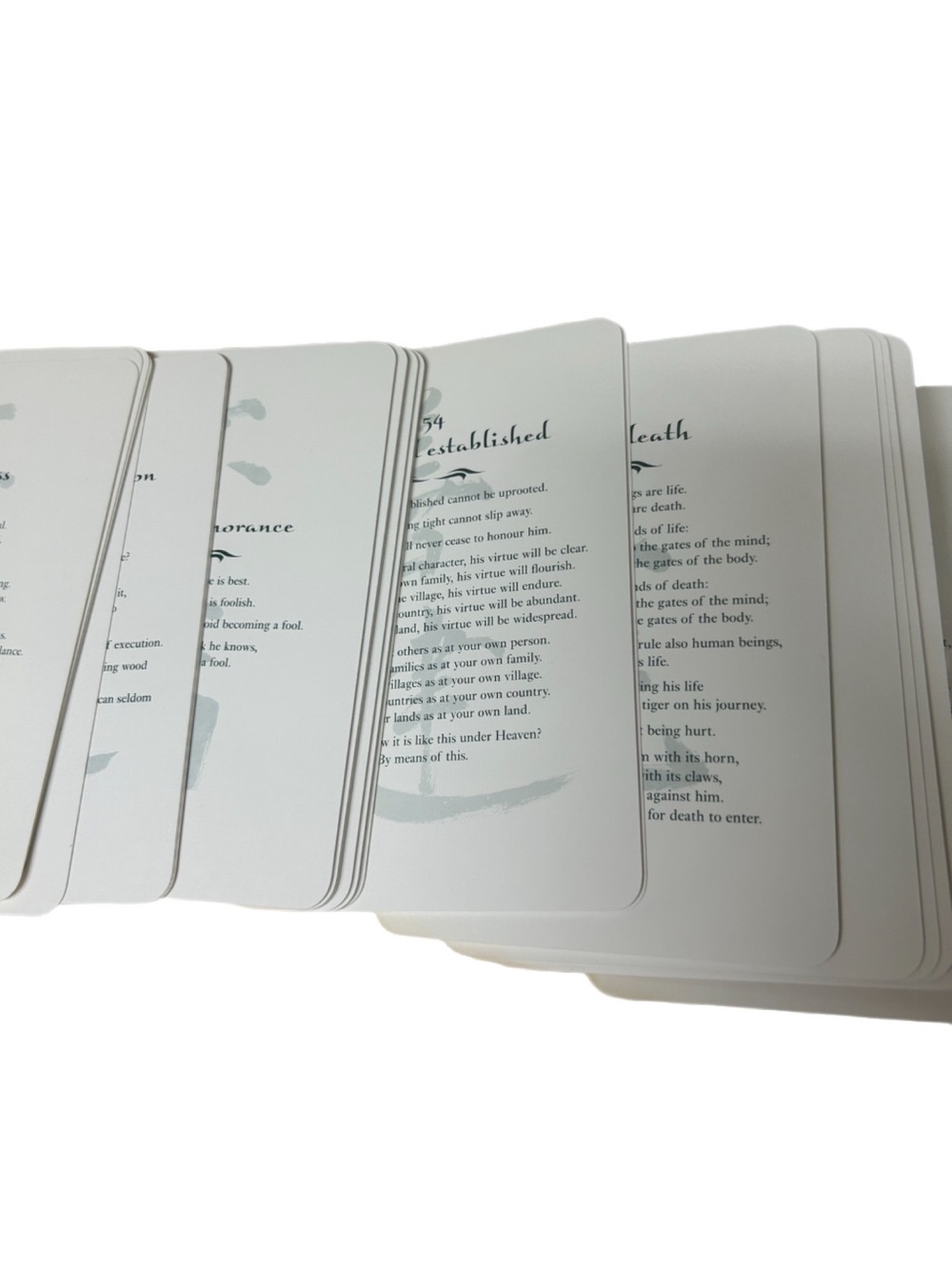πββ¬Tao Te Ching Card Set - Picture 5 of 6
